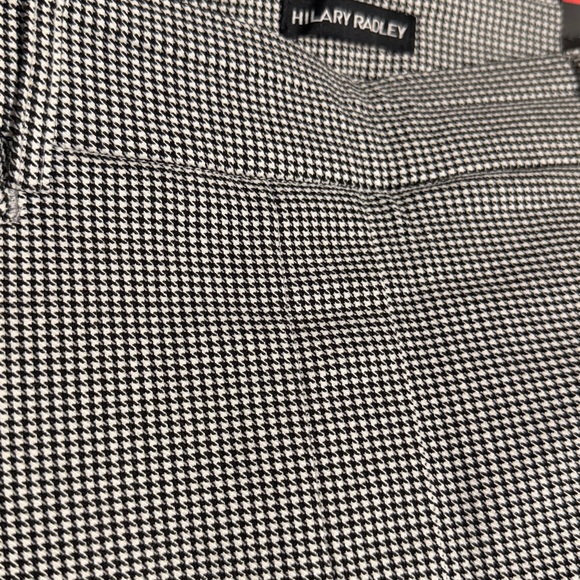 Hilary Radley Pants - Hilary Radley Mid Rise Pull on Pants Houndstooth size M inseam 29” NWT